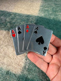 Vintage Deck of Cards Belt Buckle