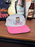 Vintage Fred Flintstone Embroidered Snapback Hat
