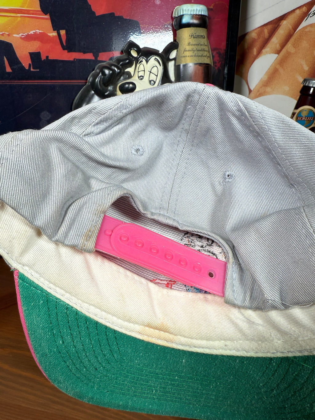 Vintage Fred Flintstone Embroidered Snapback Hat