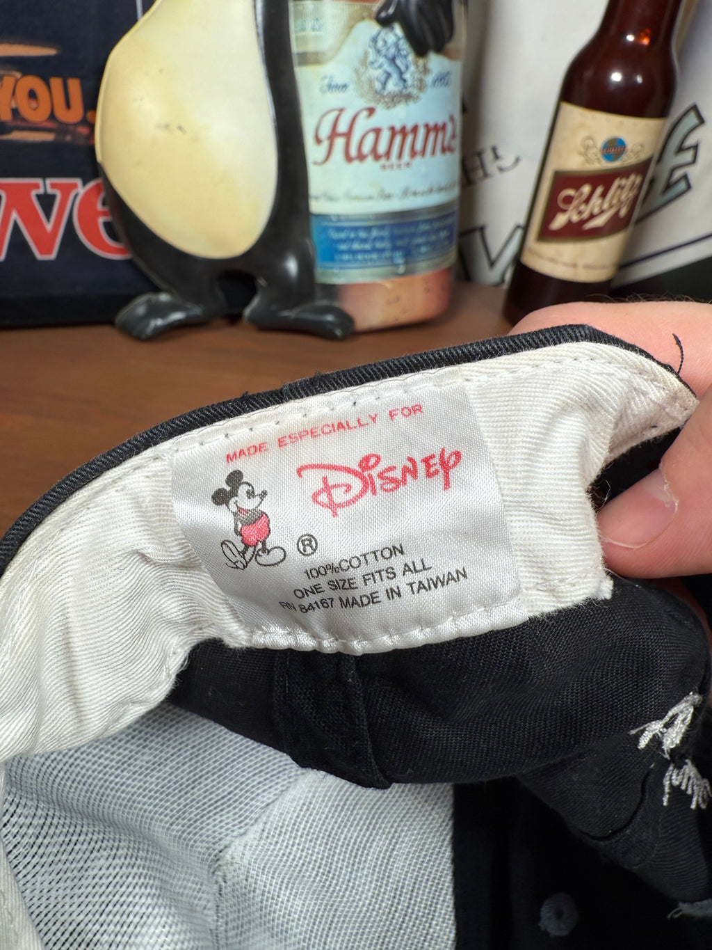 Vintage Mickey Mouse M Snapback Hat