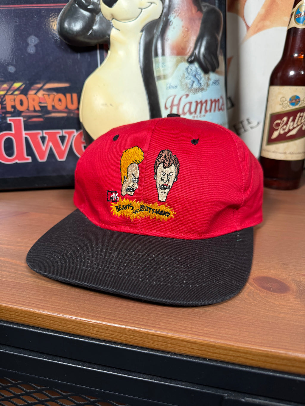 Vintage 90s Beavis and Butthead Snapback Hat
