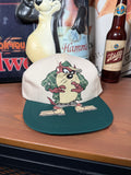 Vintage 1994 Taz In Flannel And Boots Snapback Hat
