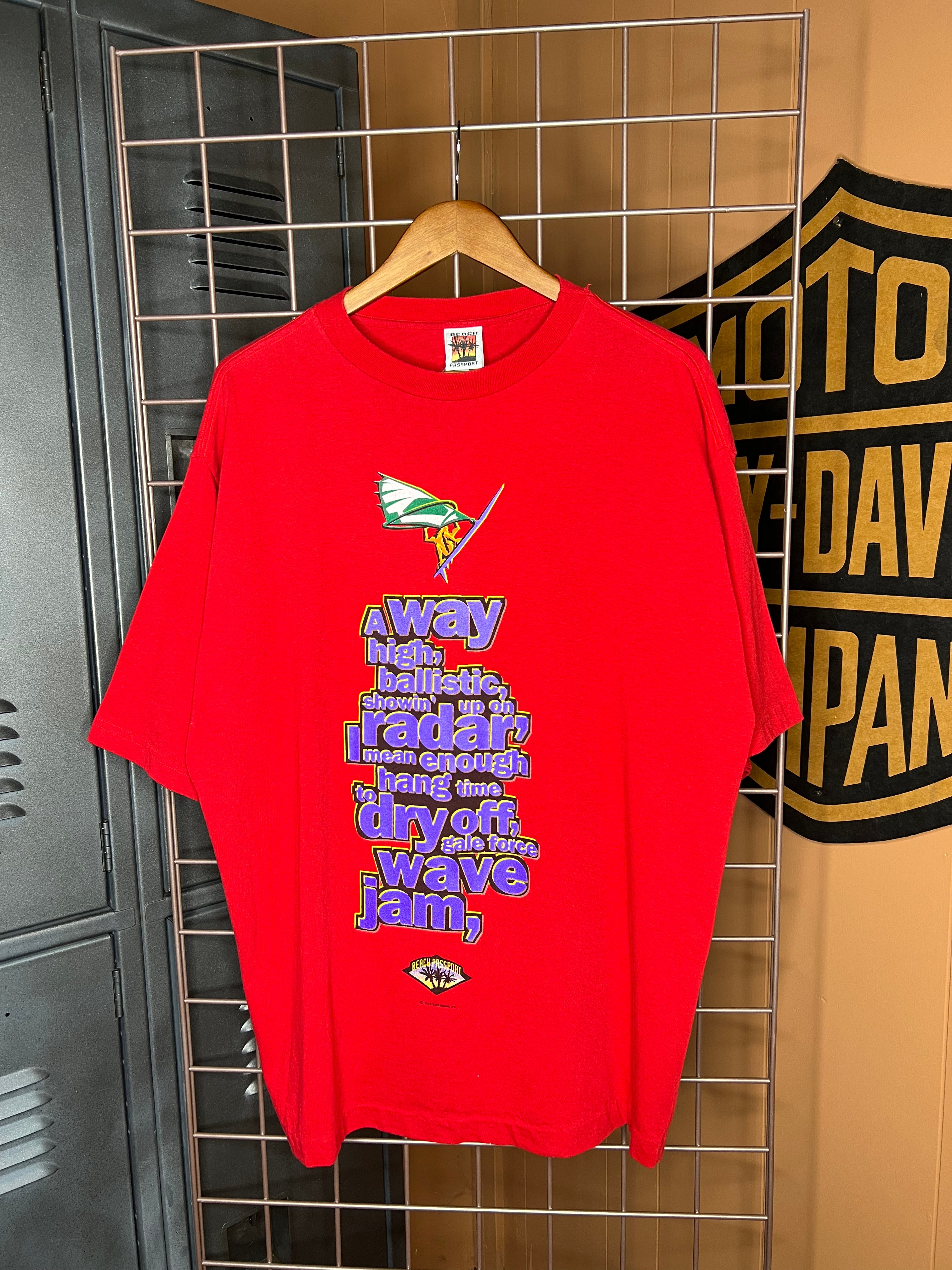 Vintage 90s Surf Tee (XXL)